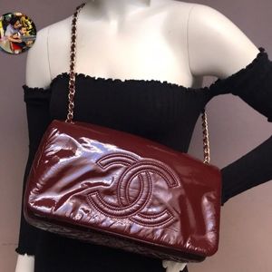 *SOLD*Authentic Chanel patent leather classic rock